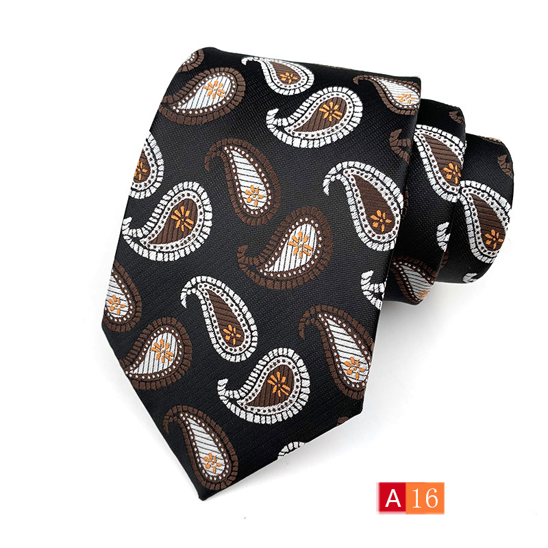 Picture of Source Factory Hot Jacquard Fabric Tie Men's Dress Business Suit Accessories Tie Wholesale