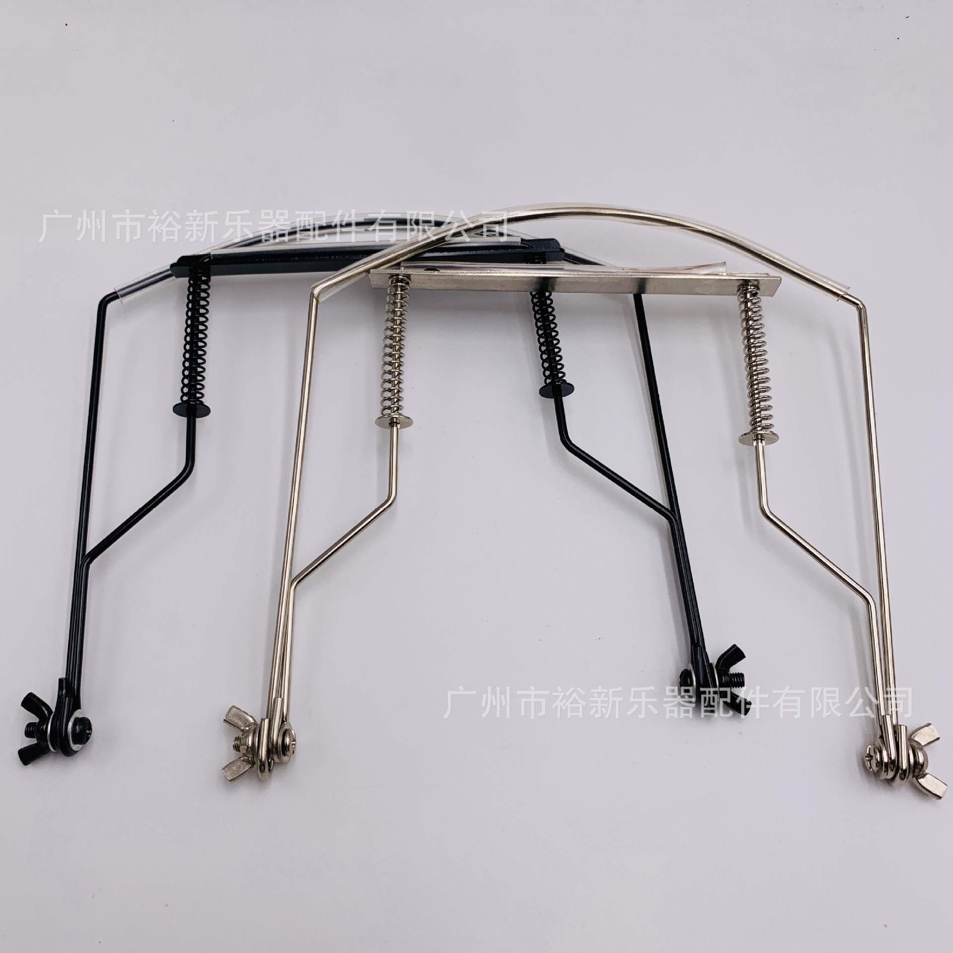 Harmonica Stand Adjustable Special Stand 10 Holes Advanced Professional Neck-hanging Performance Harmonica Multi-purpose Clip Black Silver