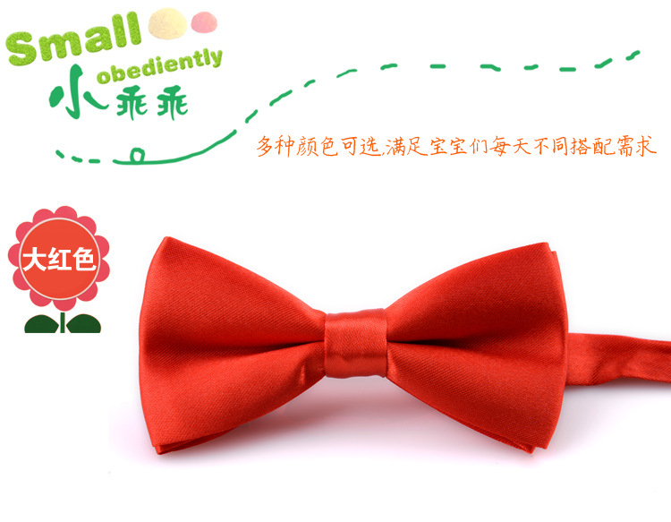 Picture of Factory direct solid color children's bow tie boys and girls Baby double bow kindergarten performance candy color wholesale