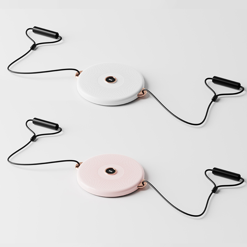 Picture of Indoor Sports Equipment Waist Twisting Turntable Yoga Dance Plastic Waist Shaping Household Waist Twisting Device Anti-slip Wave Point Waist Twisting Disc