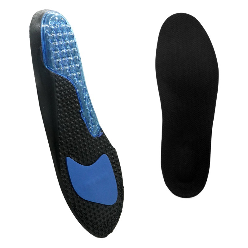 Pu Rebound Sports Insoles for Men, Thickened Breathable Sweat-Absorbent Insoles, Non-Odor Deodorant Air Cushion Insoles for Women, Cross-Border