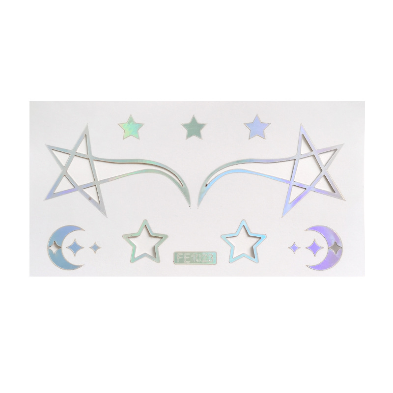 Picture of Spot Eyeliner Stickers for Lazy European and American Eye Makeup Stickers Laser Cut Out Template Makeup Painted Tattoo Stickers