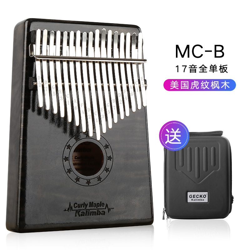Picture of Gecko Kalemba kalimba Thumb 17 Tone Finger Piano Portable Musical Instrument in stock on Demand