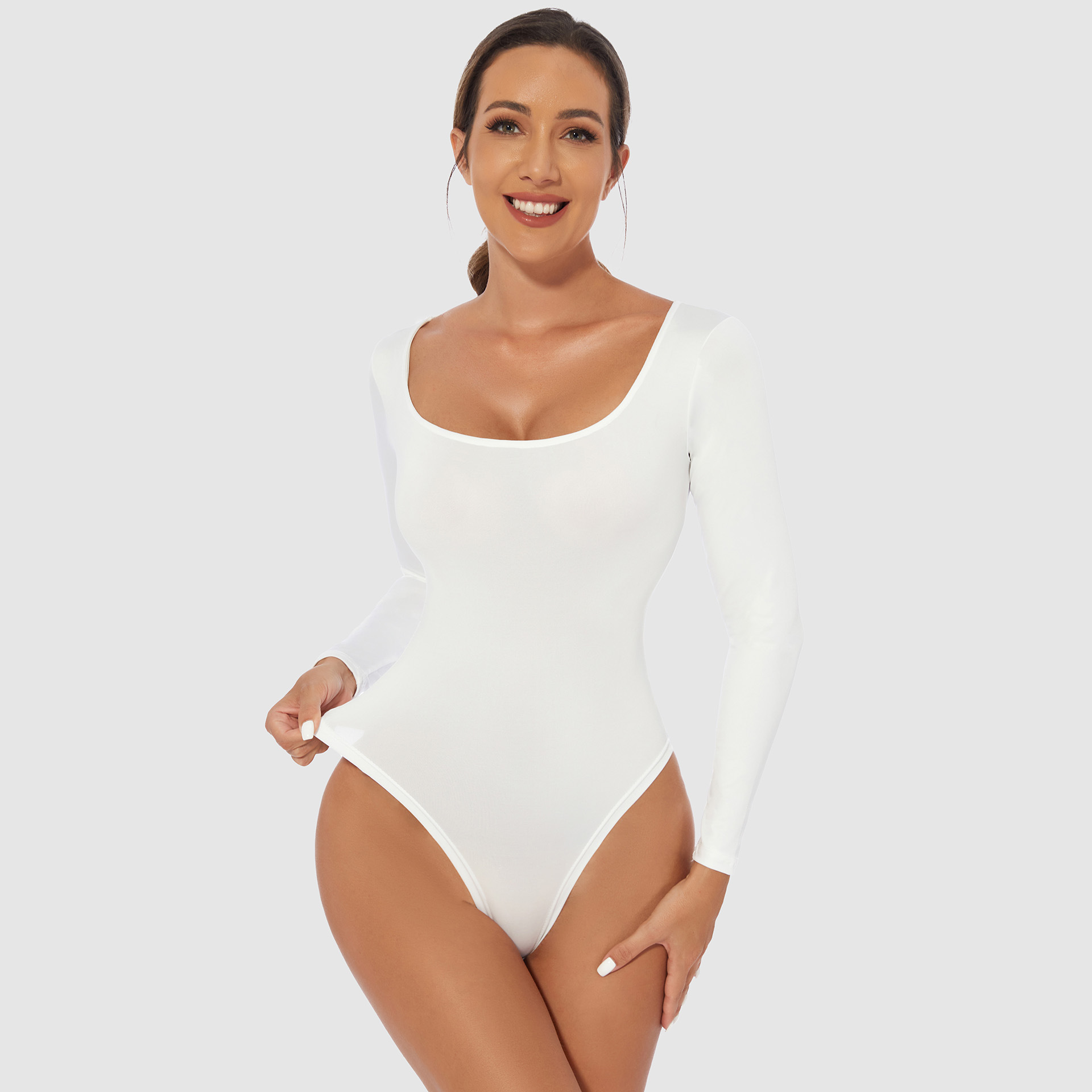 Picture of European and American Women's Sexy jumpsuit Slim-fit Spice Girl jumpsuit Women's outerwear solid color tights jumpsuit