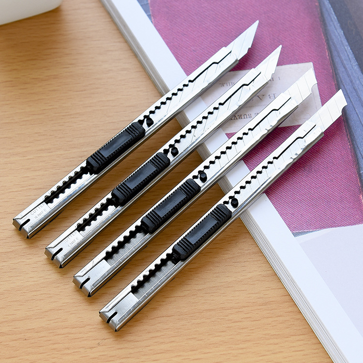 Small size portable art knife stainless steel tool knife metal office stationery handmade paper cutting knife