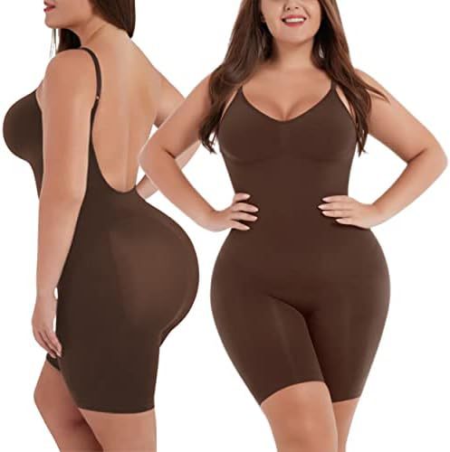 Seamless Body Shaping Clothes Large Size Women's Tight Waist Belly Lifting Hip Leaky Back Beautiful Back Flat Corner Tight Jumpsuit