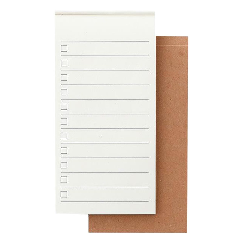 Ka Ba Xiong 4 Cowhide Color Horizontal Line Note Pad Tearable Non-sticky Small Pad Grid Message Note Pad