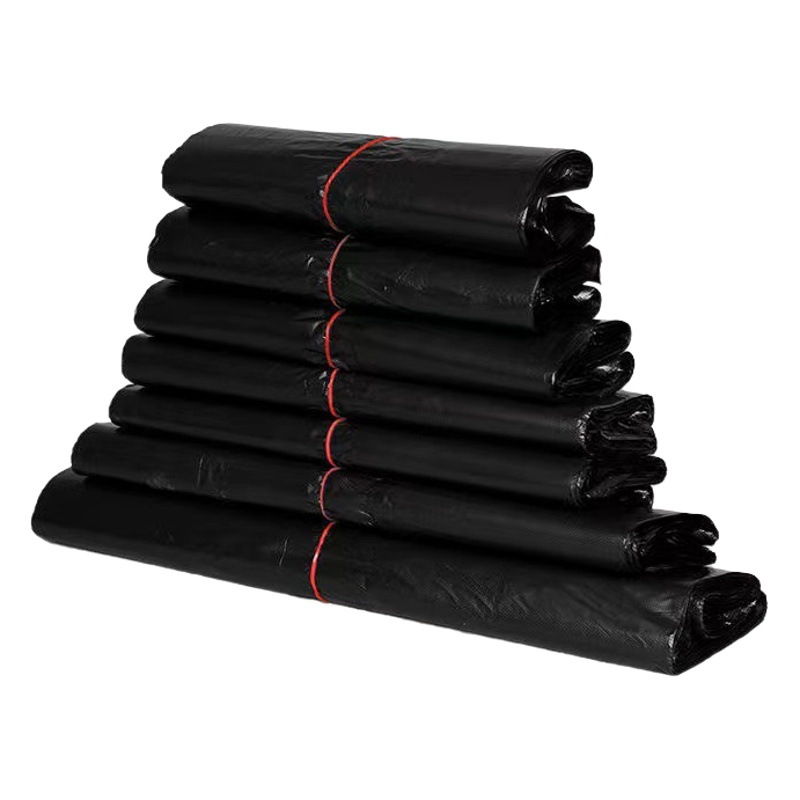 Thickened black plastic bag disposable garbage bag household vest tote bag kitchen large bag wholesale printing