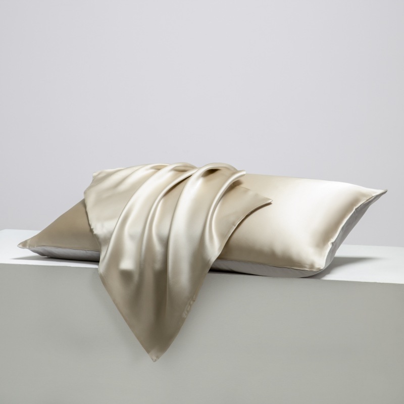 Picture of Foreign Trade Amazon Cross-Border Solid Color Satin Imitation Silk Pillowcase Silk Pillowcase Pocket Pillow