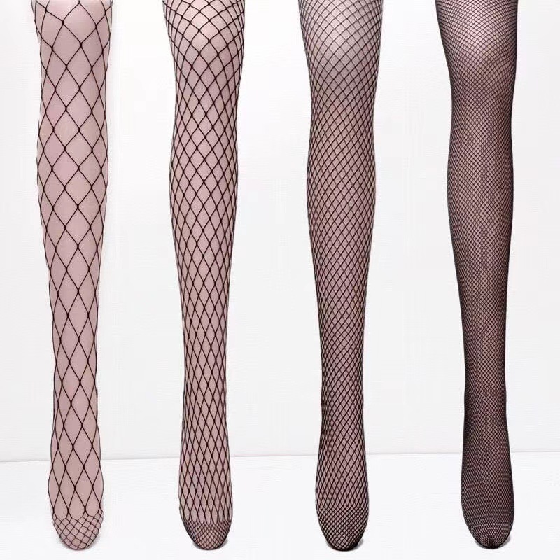 Net stockings women's spring and summer hollow mesh stockings trend sexy slim legs European and American style bottoming pants Yiwu manufacturers