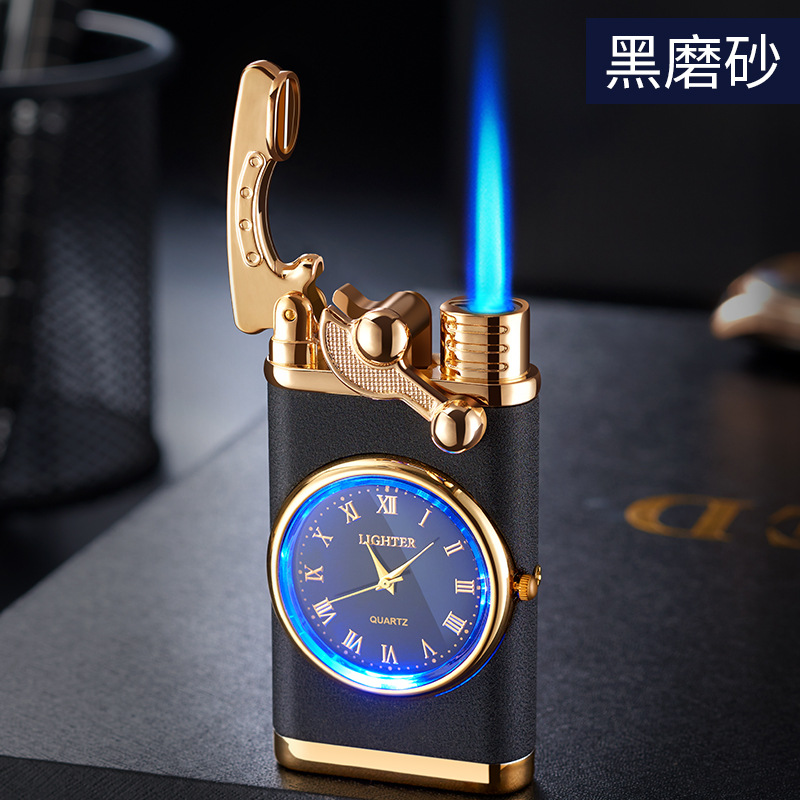 Picture of Personalized cross-border multifunctional electronic watch cigarette lighter one-in-one multi-purpose Internet celebrity men's gift lighter