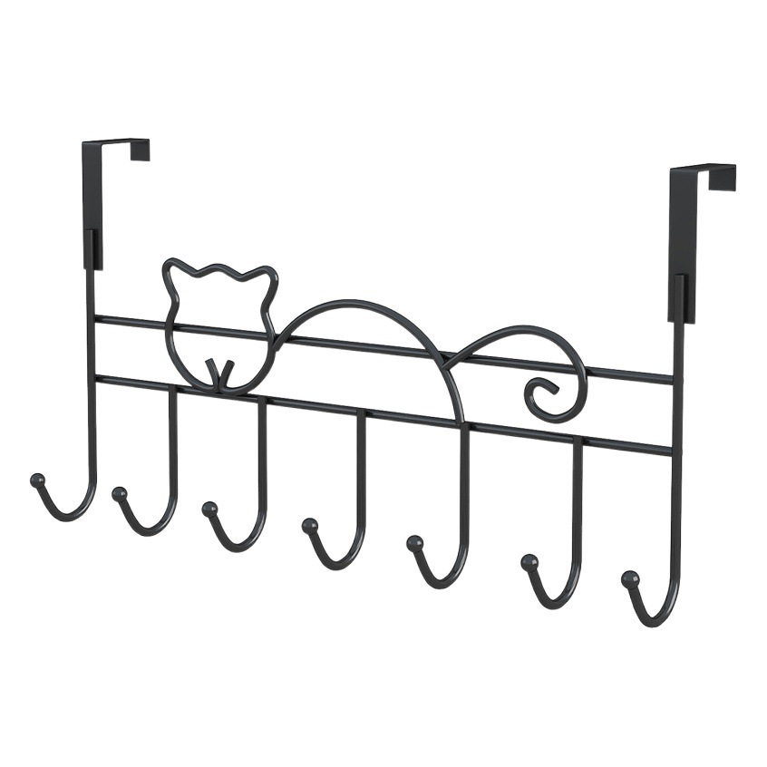 Bedroom dormitory door rear hook storage rack wall rack nail-free door back hanger clothes door hanging storage rack
