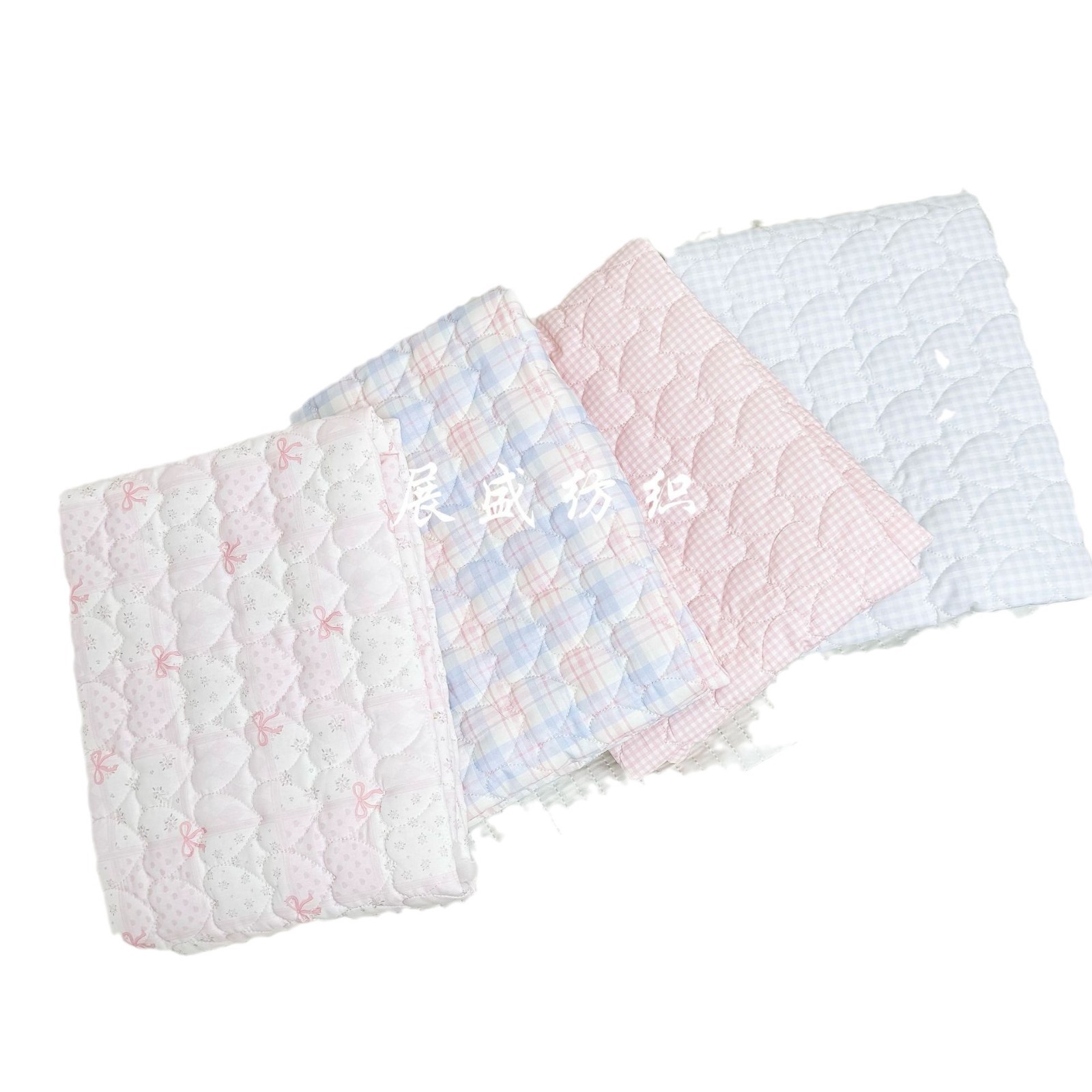 Picture of 40 Quilted Cotton Cotton Dopamine Plaid Floral Fabric Quilted Autumn and Winter Cotton-padded Jacket Cotton-padded Jacket Bag Cotton-padded Jacket