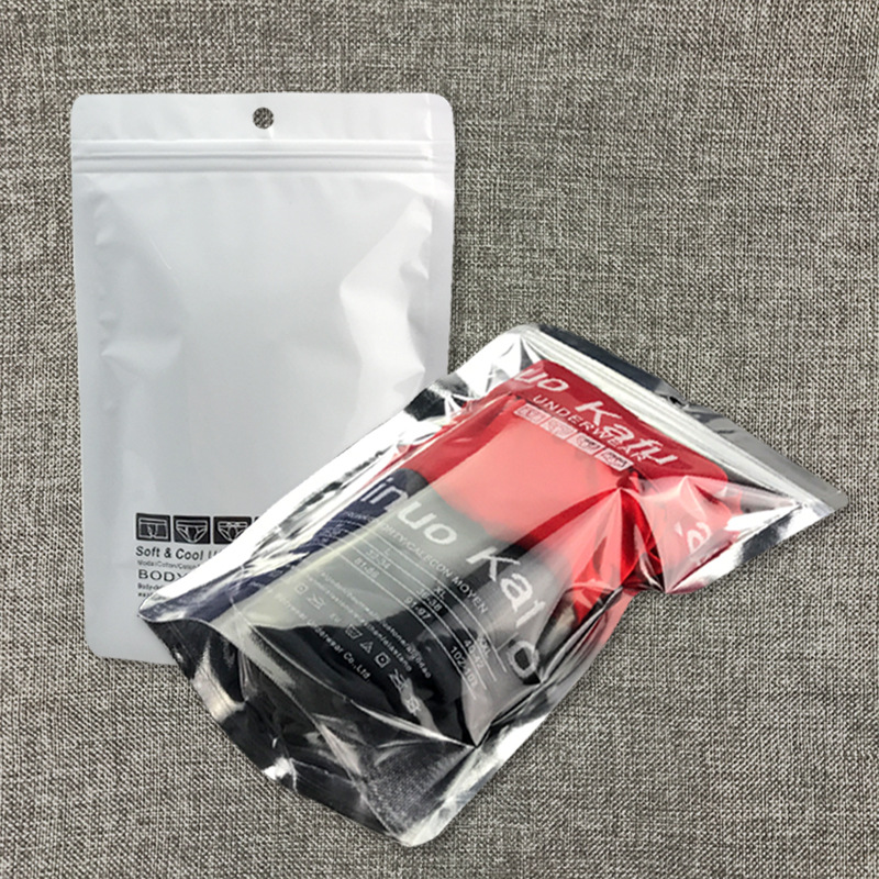 Multicolor Optional Underwear Chest Sticker Packaging Bag Underpants Boutique Clothing Formulation Aluminum Foil Self-supporting Self-sealing Packaging Bag