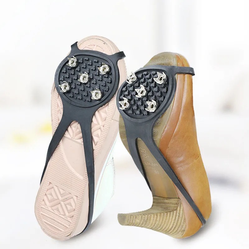 Picture of Non-slip shoe nail snow claw shoe cover ice ice snow catch outdoor snow climbing chain equipment sole ice claw artifact