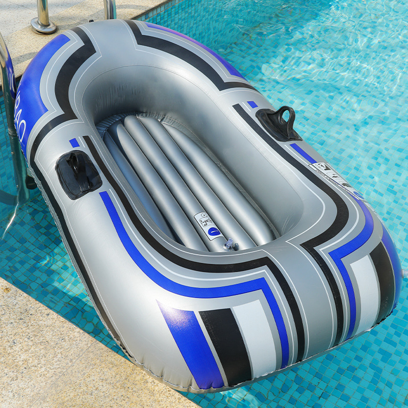 Picture of New PVC material kayak rubber boat thick folding assault boat thickened one inflatable fishing boat