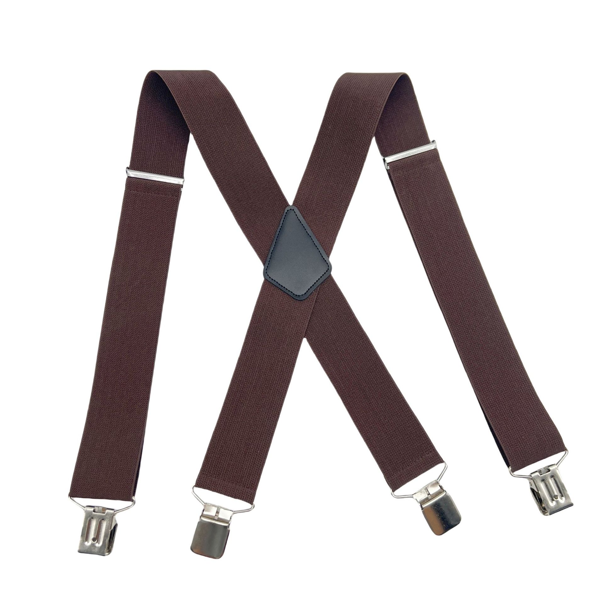 Picture of Cross-border source X type 5CM adult men's strap clip elastic elastic men's straps men's trousers suspenders