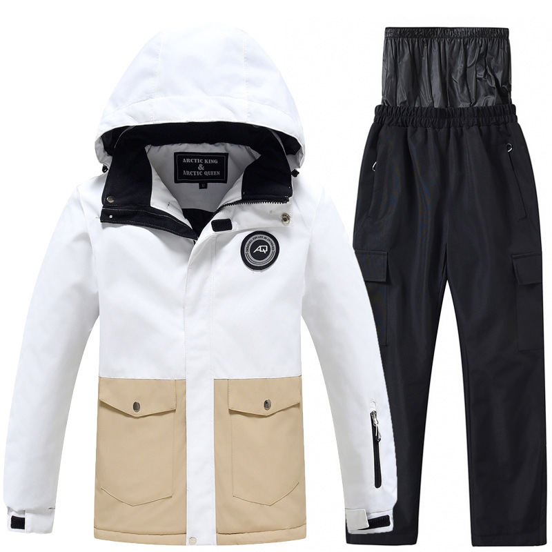 Picture of New Children's Ski Suit suit Boys and Girls Winter Outdoor Waterproof Warm Thickened Children's Ski Suit