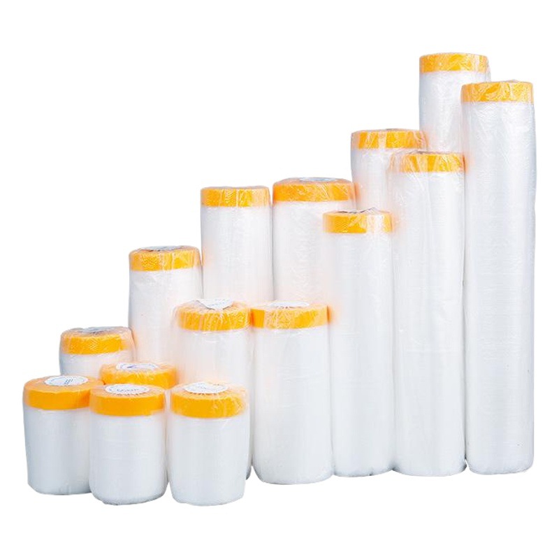 Bed sofa furniture dust-proof film household dust cover cloth protective film PE and paper masking film spraying protective film