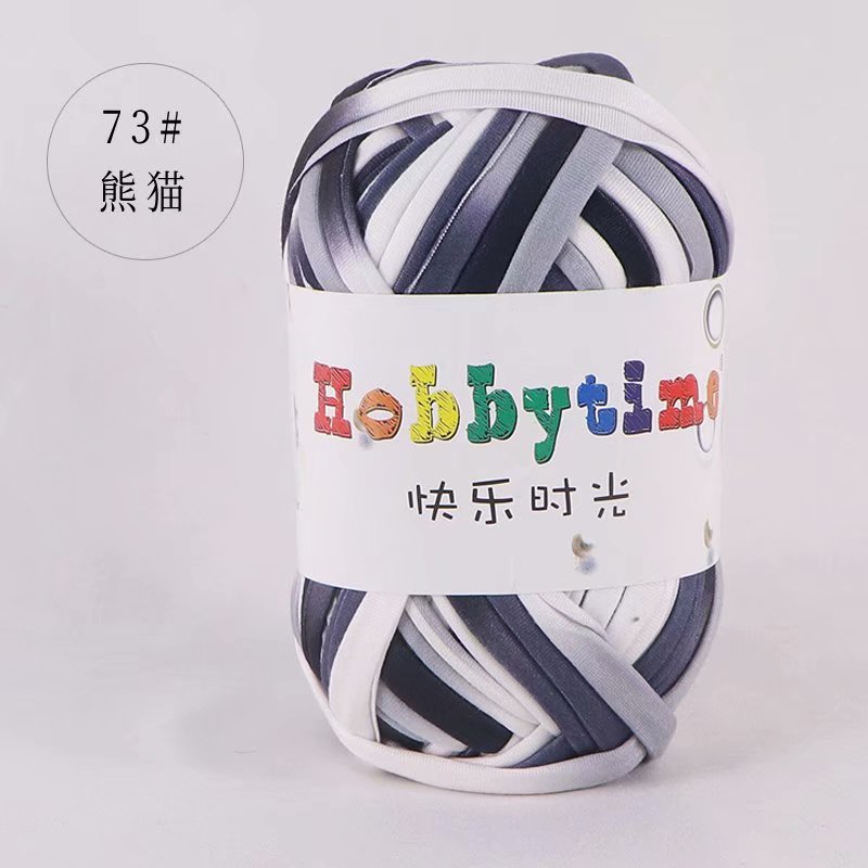 Picture of Happy Time High Elasticity Cloth Line 100g Color Material Bag Home Carpet Floor Mat Hook Shoe Hand-Knitted Thread