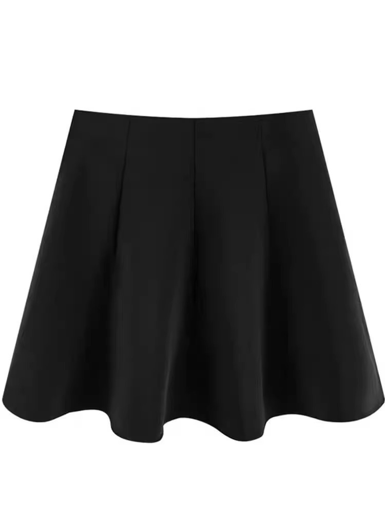 Picture of Corduroy Skirt Women's High Waist Slimming Hip Skirt Fashionable Korean A- line Skirt Autumn and Winter Pleated Umbrella Skirt