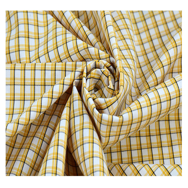 Combed Cotton Polyester Cotton Blended Yarn-dyed Plaid Fabric Japanese and Korean Scottish Plaid Shirt School Uniform Fabric