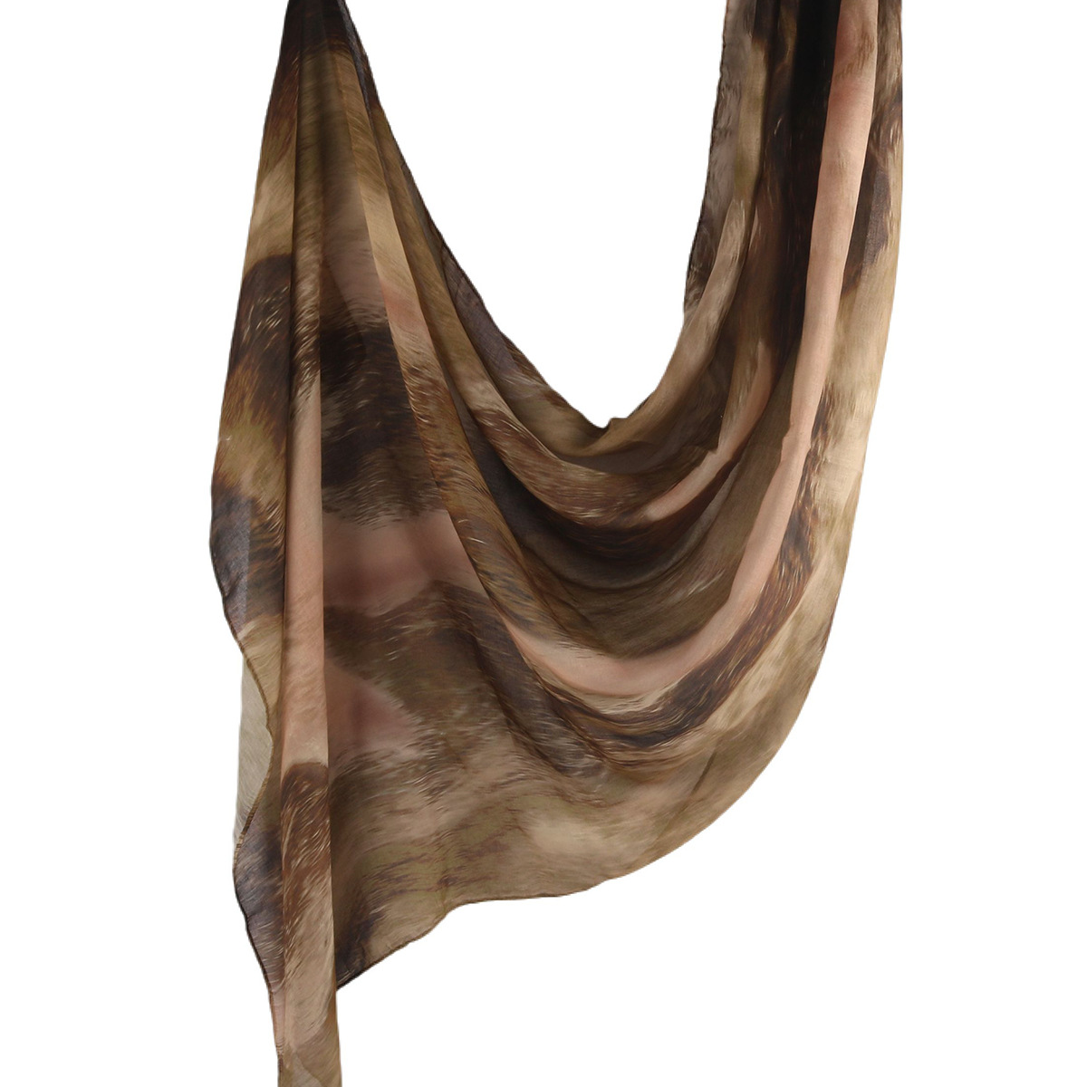 Picture of Best-Selling Watercolor Tie-Dye Cotton Scarf Arabian Satin Polyester Long Scarf Turkish Middle Eastern Scarf