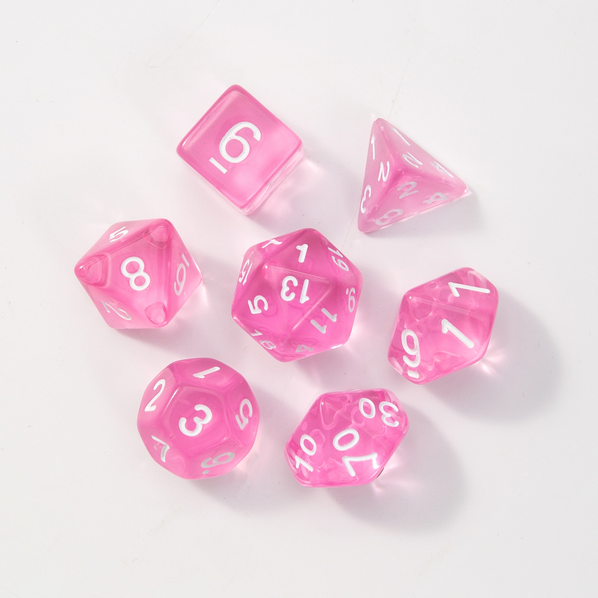 Picture of Multi-sided dice seven-piece Dungeons and Dragons table game dice DND sieve TRPG running group Amazon quick sale