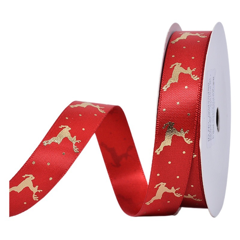 Wholesale Yao Ming ribbon birthday gift gift box packaging tape cake bow decoration diy material Christmas ribbon