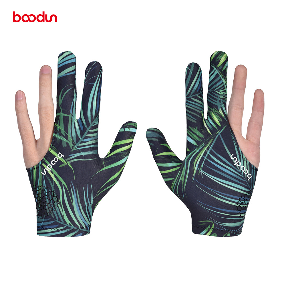 Picture of Cross-border New Billiards Gloves Three-finger Snooker Gloves High Elastic Sweat-absorbent Wear-resistant Billiards Gloves Single Pack
