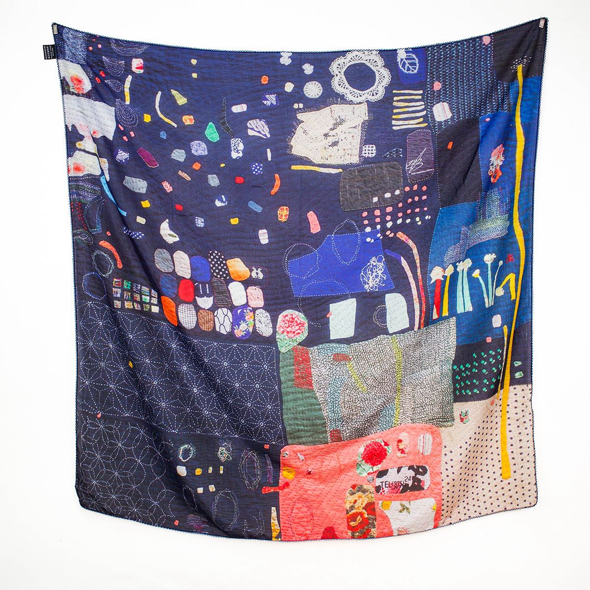 Picture of Collection New Vintage Original Artistic Mulberry Silk Silk Cotton Spinning Machine Side All-match 70 Square Scarf Elegant Shawl