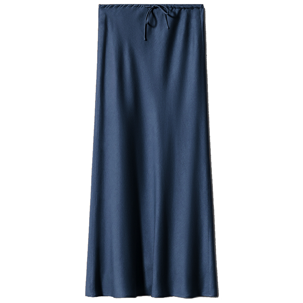 Picture of 2024 Amazon high quality satin long skirt high waist drawstring lace-up solid color skirt female cross-border women's clothing in stock