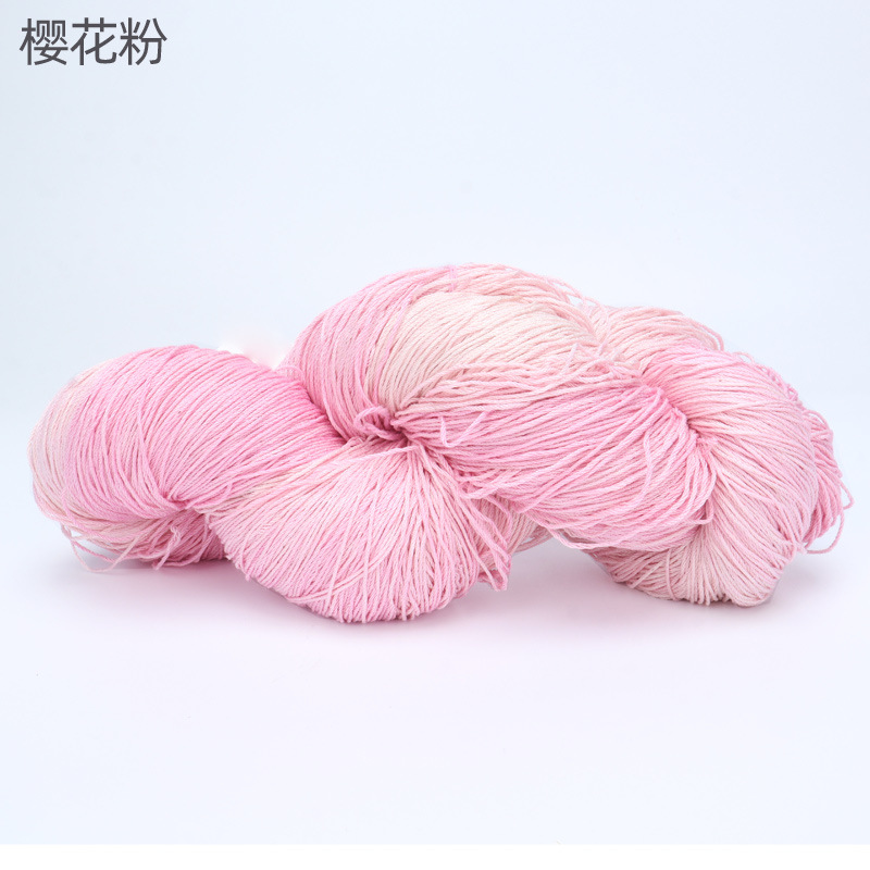 Picture of Cross-border hot-selling segment dyed Tencel flax thread handmade diy color halo fashion yarn wool group wholesale