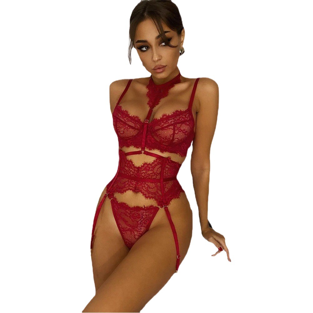 High-Quality European and American Export Sexy Lace Bone Girdle Women's Sexy Body Shaping Split Suit Ct0995 Waistband