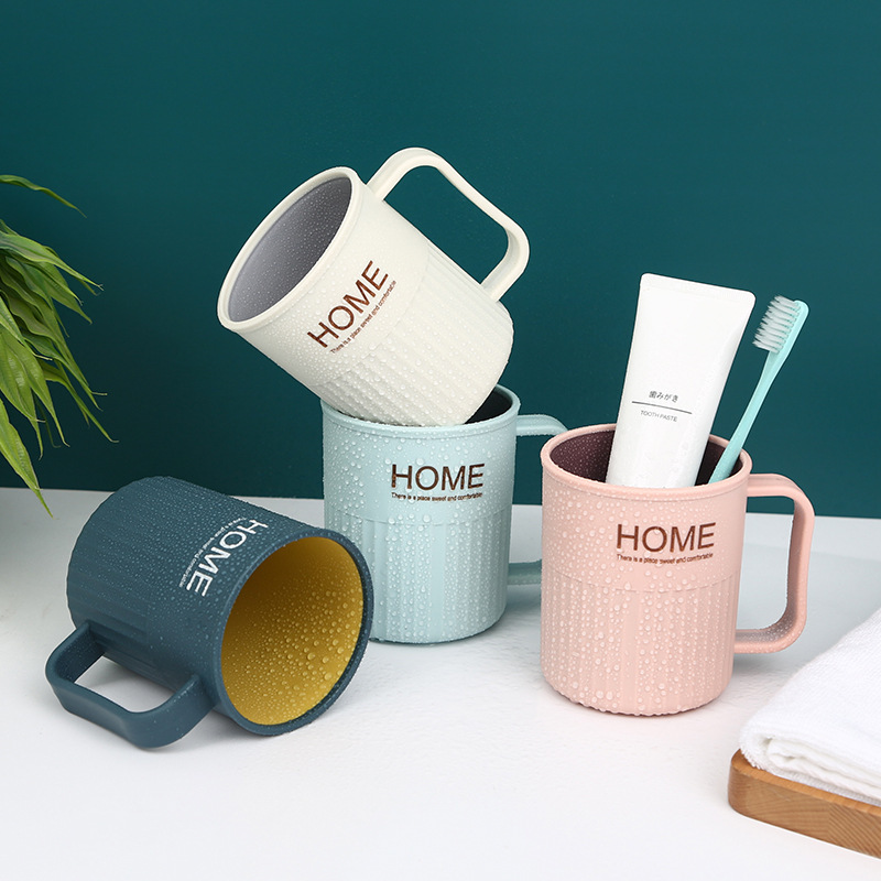 Mouthwash Cup Household Simple Brushing Cup Children's Couple Simple Brushing Set Creative Tooth Cup