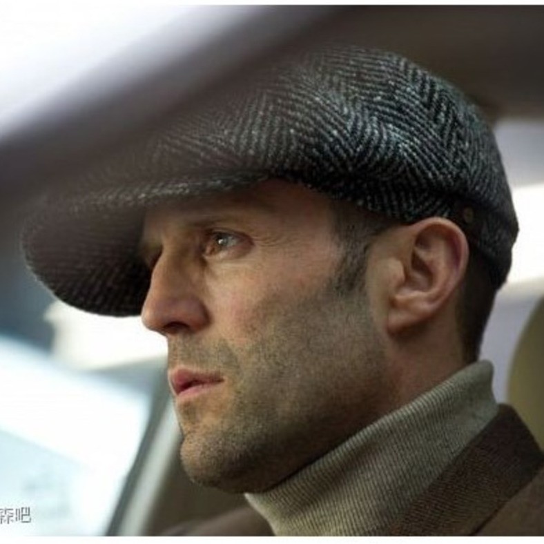Picture of Retro spring and autumn casual wool British octagonal hat men's peaked cap beret men's trendy autumn and winter girls' newspaper Children's hat