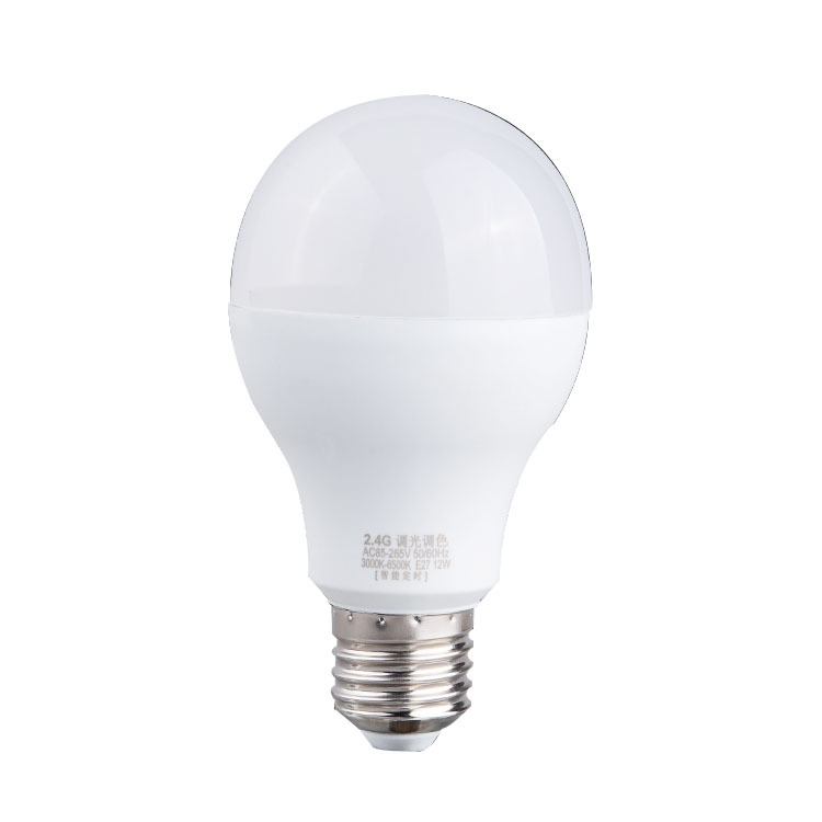 Picture of Remote Control Bulb Lamp through the Wall Two-Color Stepless Dimming 9W12W Super Bright Energy-Saving 6W Three-Color Dimming E27 Scene Memory