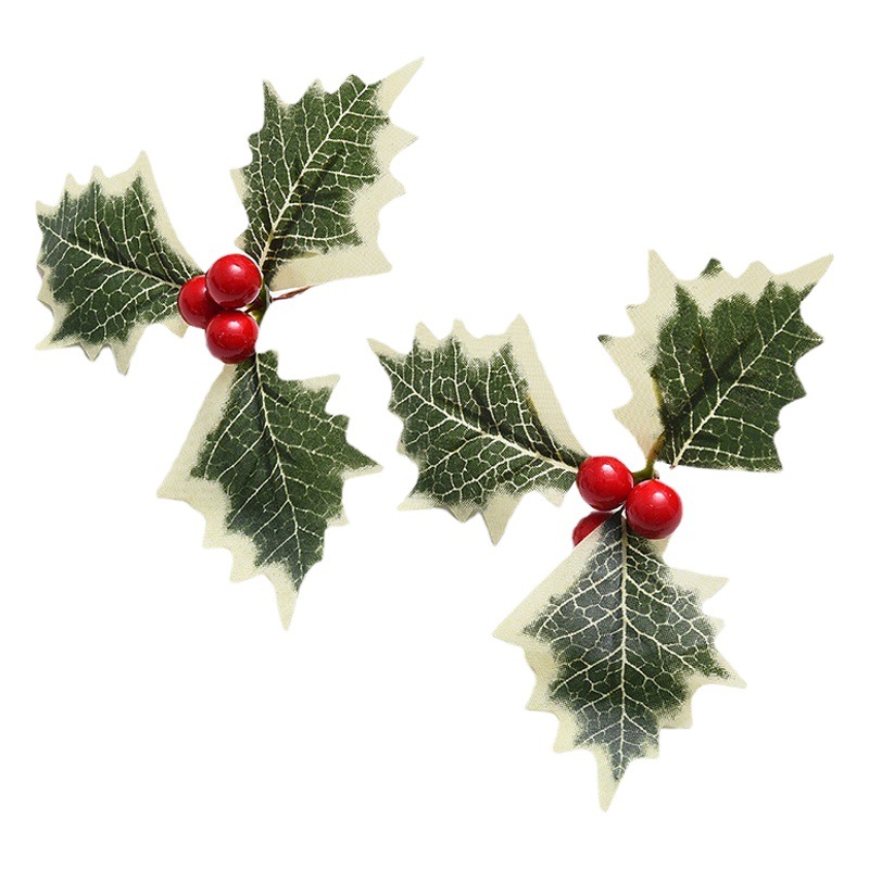 Simulation Christmas Little Red Fruit Christmas Tree Decoration Christmas Garland Rattan DIY Bonsai Branch Plug-in Gift Box Accessories
