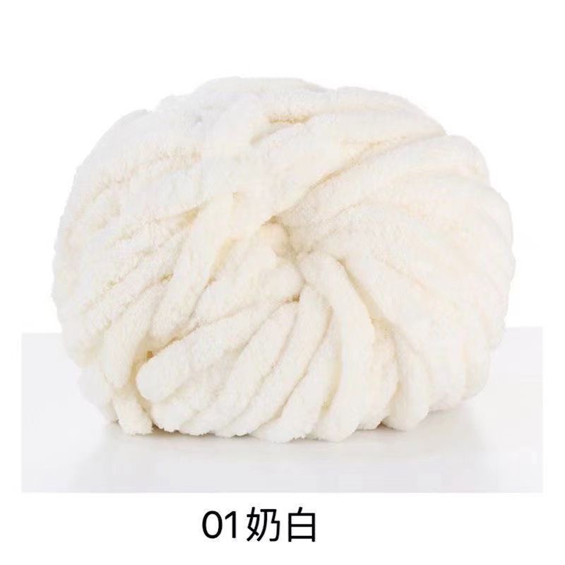 Picture of Extra Thick Ice Stick Cat Tail Thread Wholesale Sausage Wool Handmade DIY Cushion Blanket Cat Nest Big Tree Sweater Decoration
