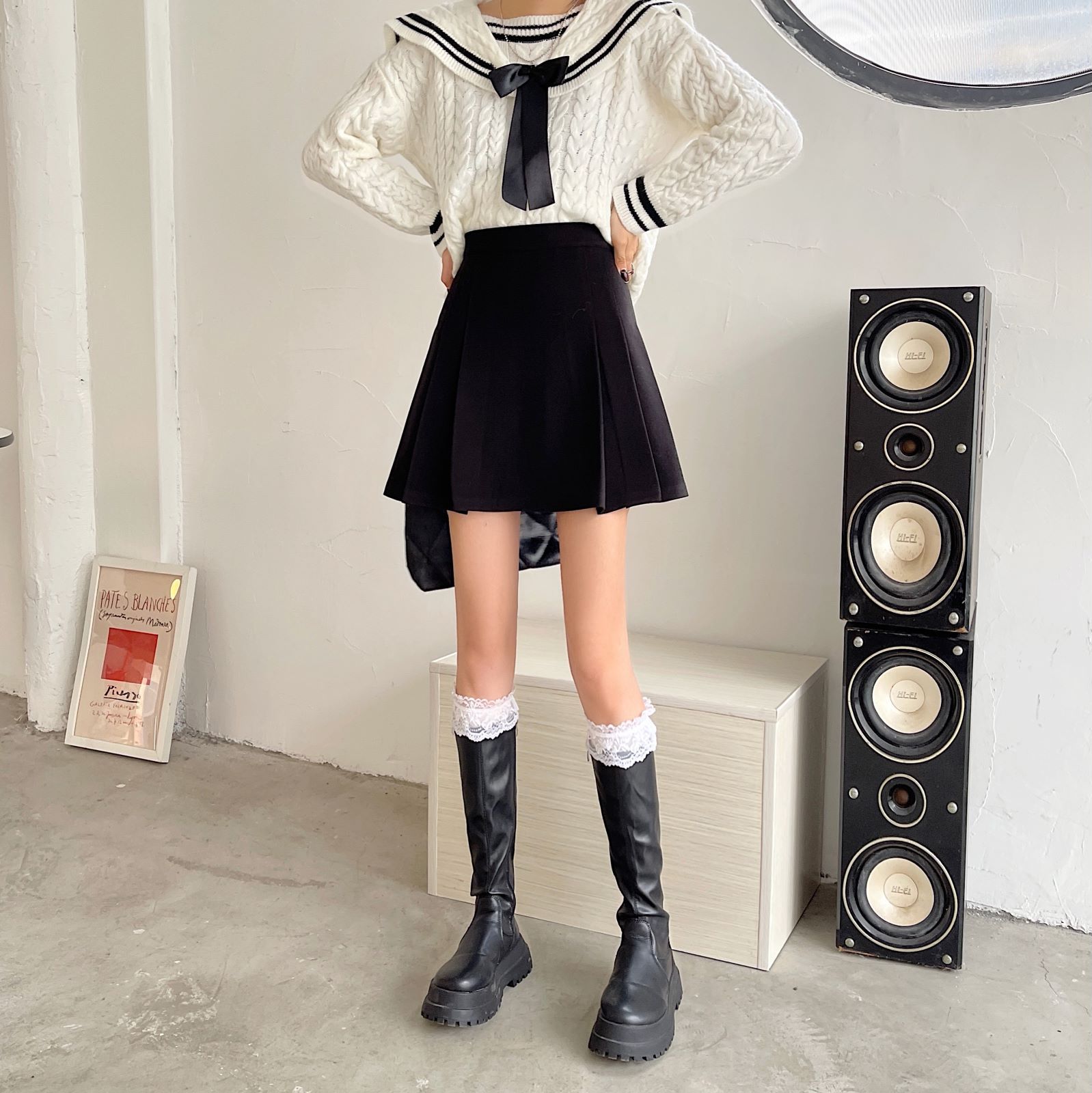 Summer New Arrival Skirt High Waist Umbrella Skirt All-match Slim Look Large Swing Skirt Suit A- Line Short Skirt Women's Tight Waist Puffy Skirt