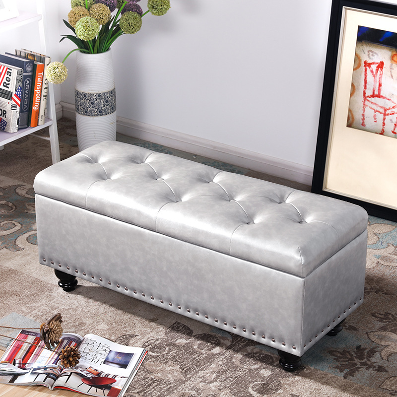 Picture of Clothing Store Sofa Stool Rest Dressing Room Bench Storage Door Shoe Changing Stool Fitting Room Shoe Changing Stool