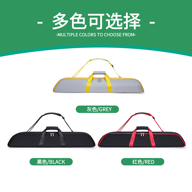 Picture of Cross-Border Billiard Cue Bag Triangle Quick-Release Contrasting Color Shoulder Handbag Oxford Cloth Plus Cotton Protection 1/2 Billiard Cue Bag