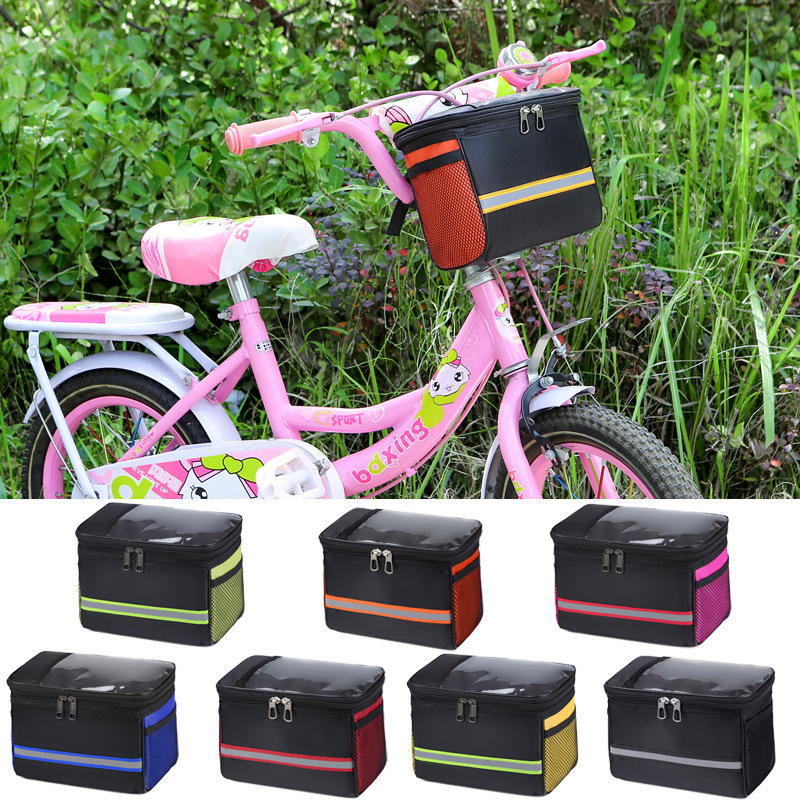 Factory bicycle bag mountain bike handle bag dragon head bag touch screen bag road bike folding handlebar horizontal hanging bag