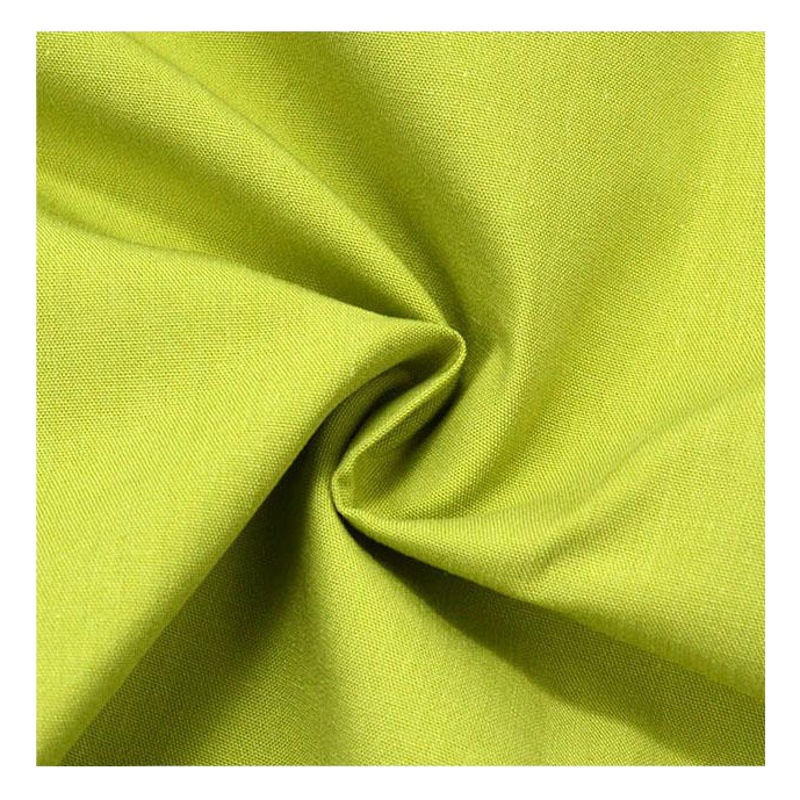 Pure Cotton Poplin Cotton 40 Count High Density Sand Washed 130g Washed Fabric Summer Shirt Dress Fabric