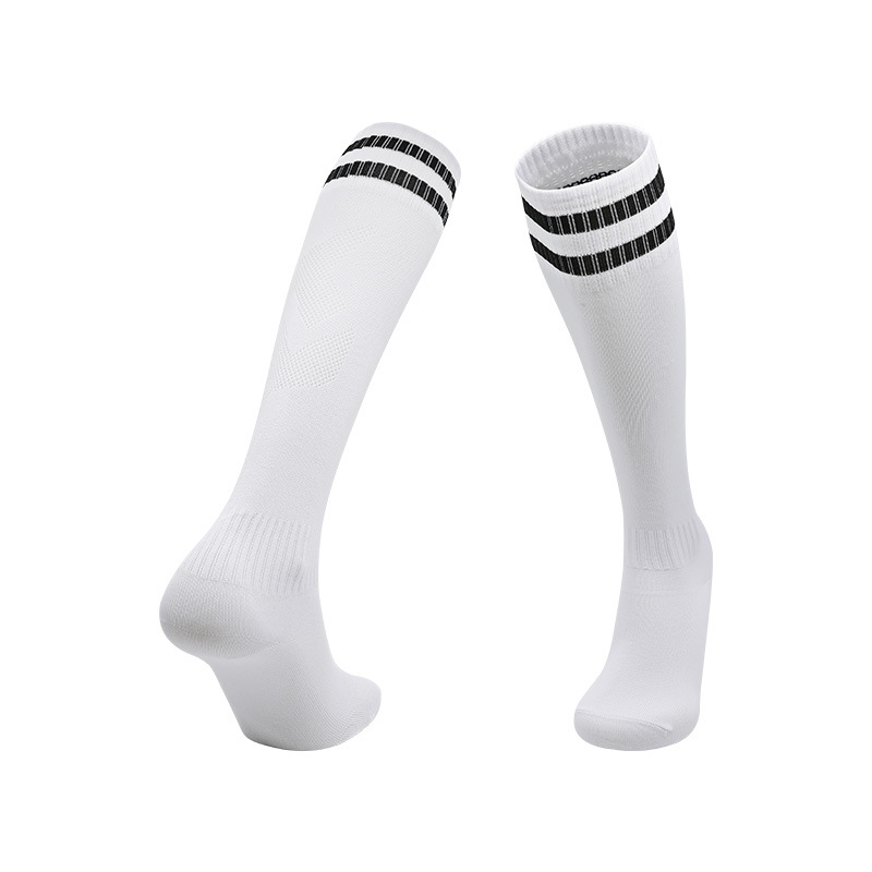 Picture of Autumn and Winter Two-Bar Soccer Socks, Breathable and Sweat-Absorbent, Long Striped Sports Socks, Thin High-Tube Professional Training Socks Wholesale