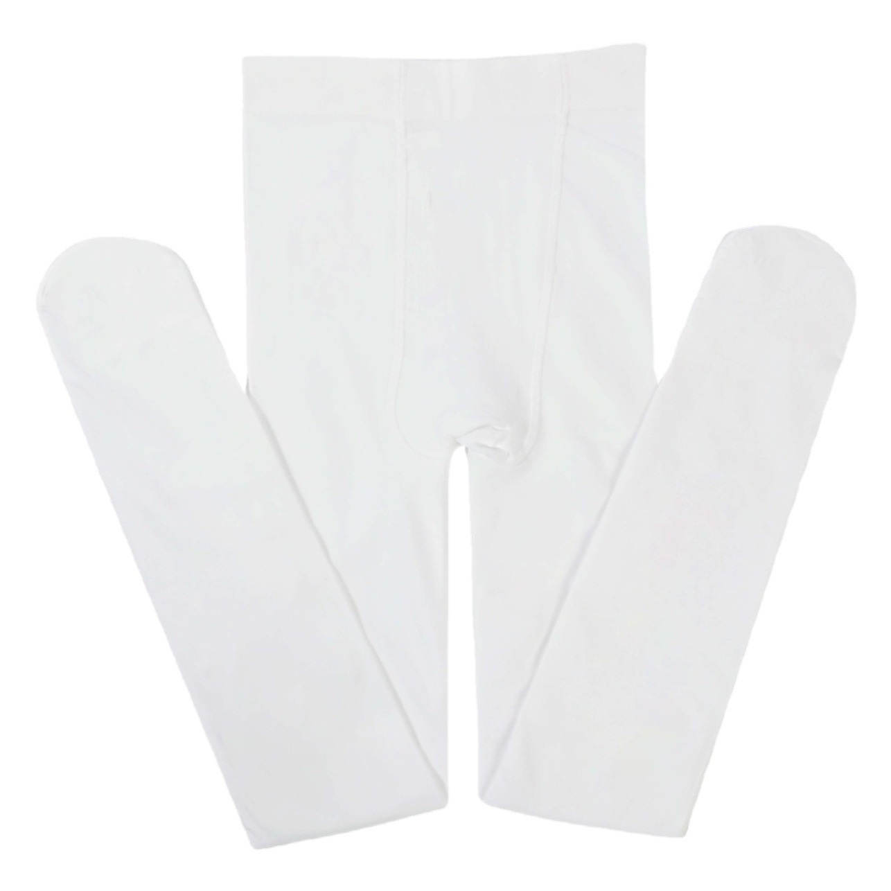 Picture of Factory wholesale spring and summer children dance socks six performance velvet 90D children's big socks white pantyhose