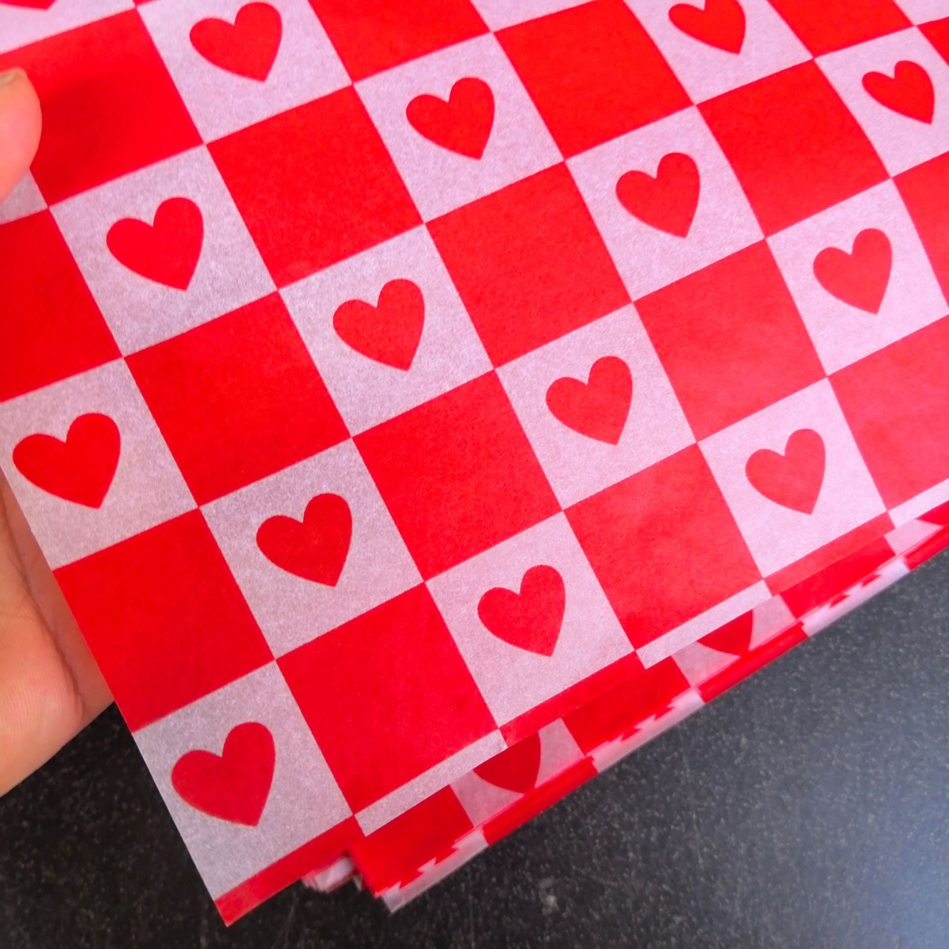 Picture of New valentine's day 10 a bag of gift packaging Sydney paper love printing copy paper tissue paper 50X70CM