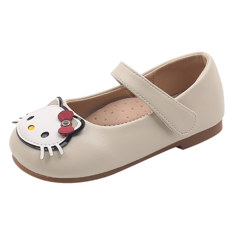 Wholesale generation hair cartoon cat girl princess shoes fashion all-match velcro children's shoes non-slip soft bottom casual shoes