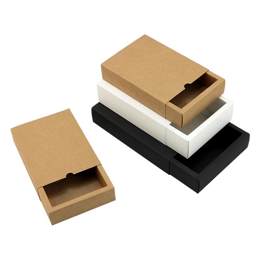 Gift Gift Packaging Box Hand-Stacked Box Drawer-Type Carton Printing Ready-Made Product Underwear Socks Packaging Gift Box