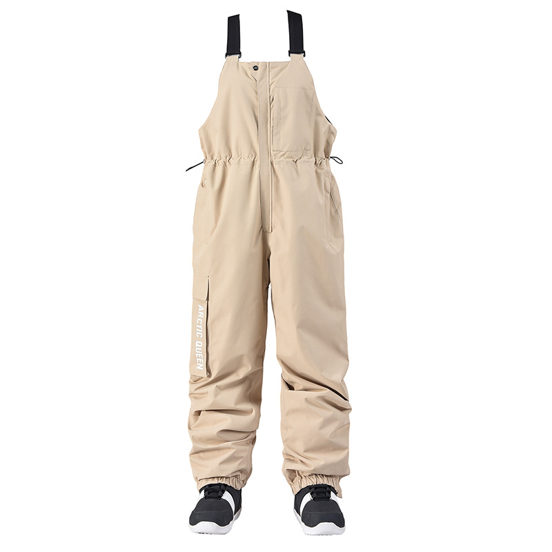 Picture of Ski suspenders for men and women OVER SIZE winter outdoor windproof snowboard pants one-body snow pants warm